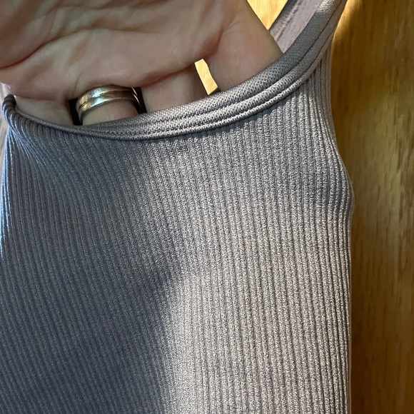 a new day Purple Ribbed Tank Top - Picture 4 of 5